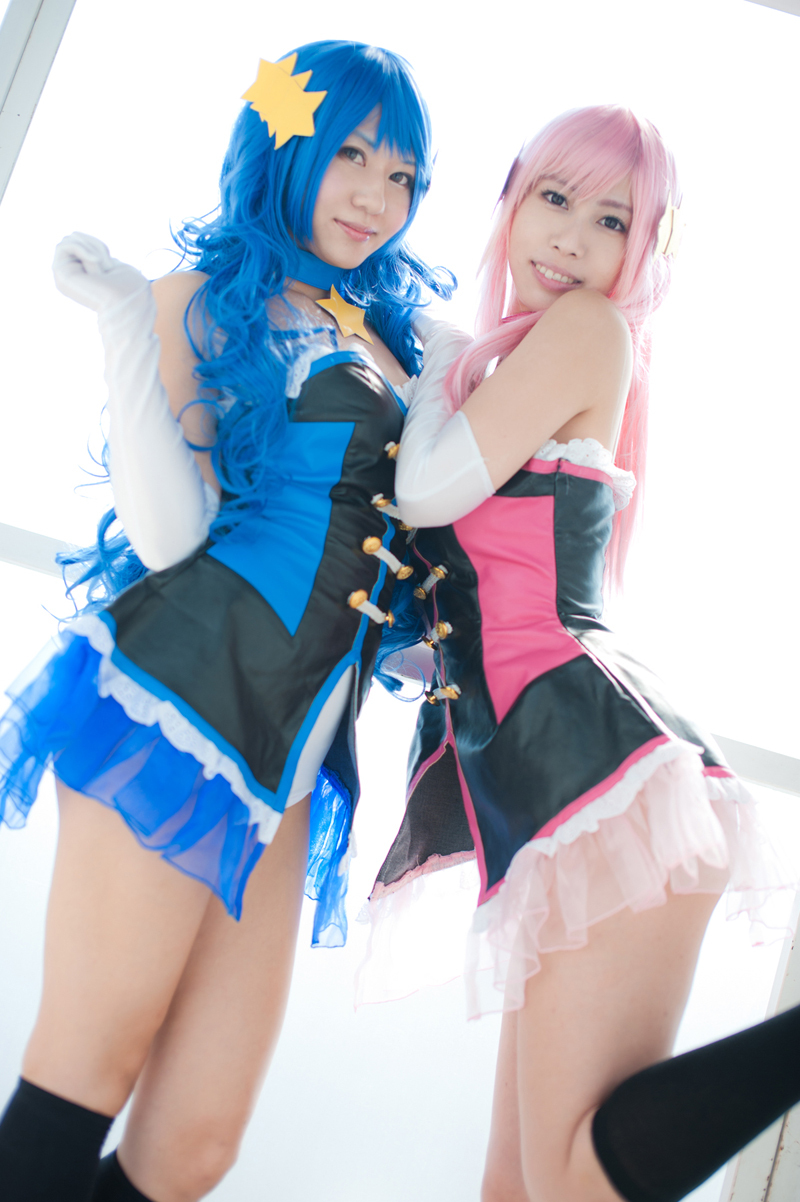 [Cosplay] 双姐妹性感cos制服写真